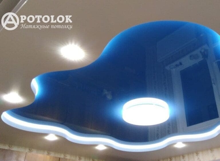 Цветные подвесные потолки