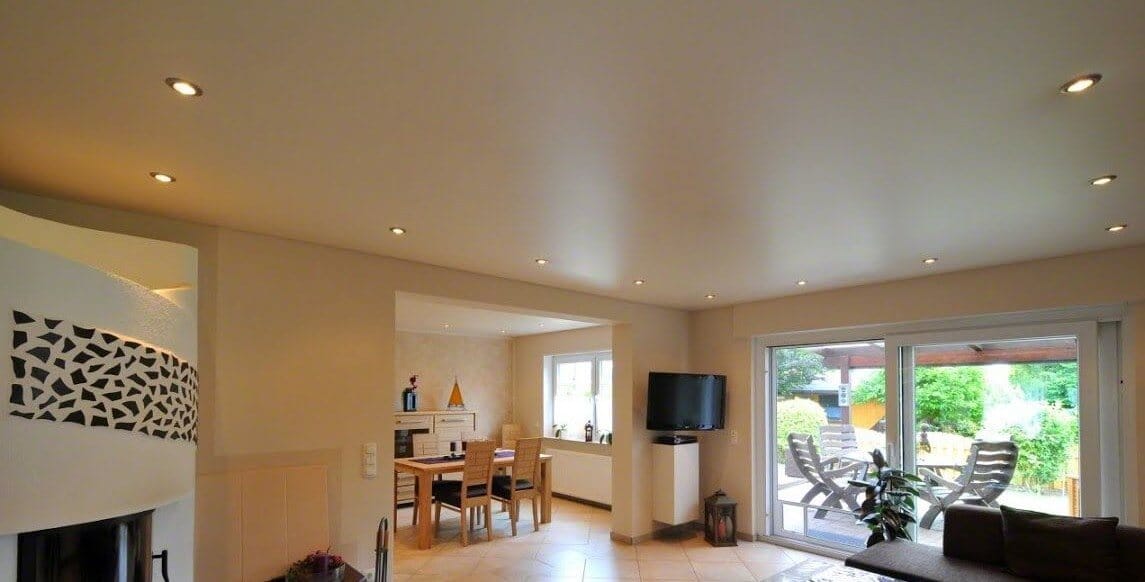 Большой натяжной потолок - установка в Минске и области